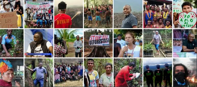 Collage de una selección de socios