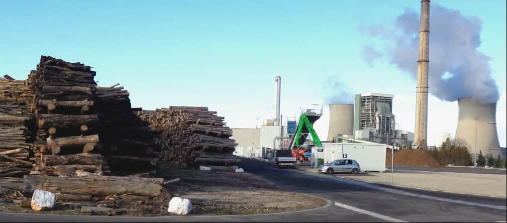 Planta de biomasa en Gardanne, Francia Central de biomasa al sur de Francia (Gardanne)